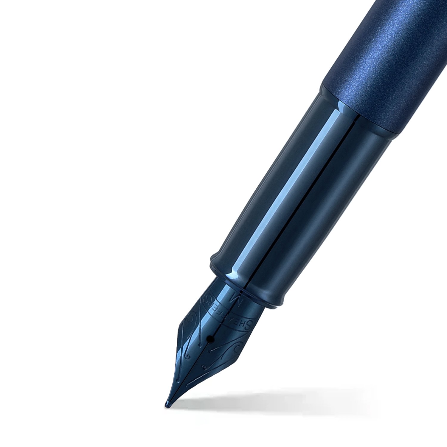 Sheaffer 100 Satin Blue Fountain Pen - Image 2