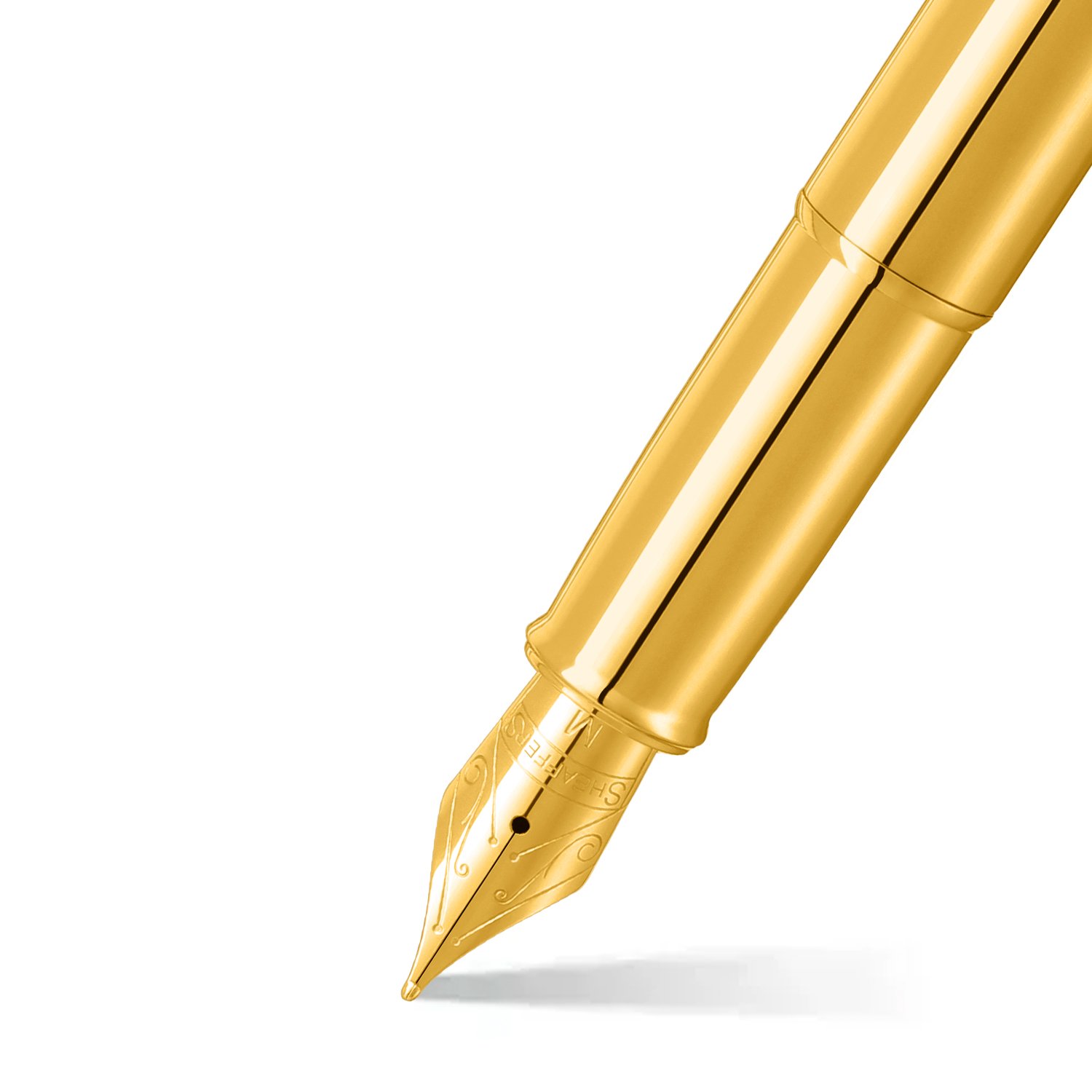 Sheaffer 100 Gold PVD Gold Trim Fountain Pen - Image 2