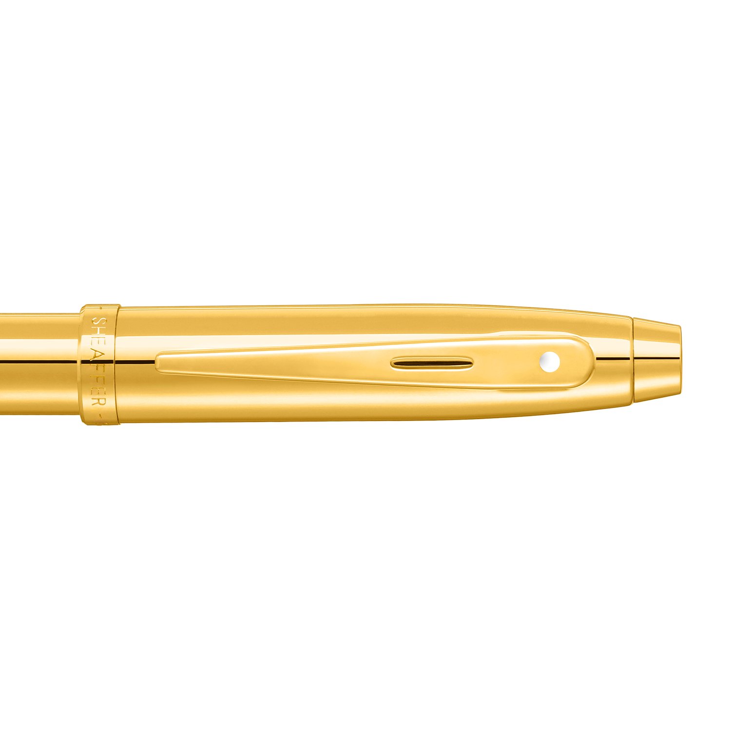 Sheaffer 100 Gold PVD Gold Trim Fountain Pen - Image 3