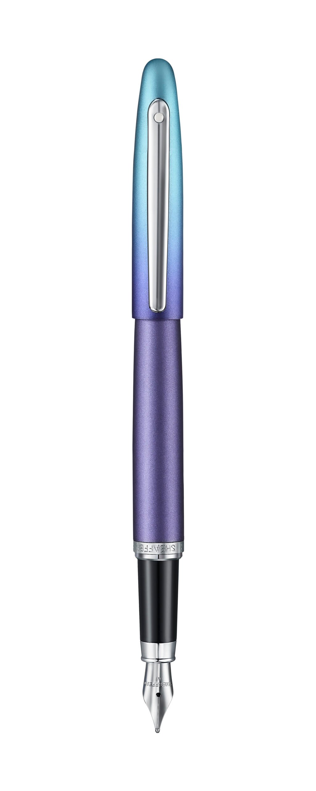 Sheaffer Expressions VFM Blue and Purple with Chrome Trim Fountain Pen - Image 2