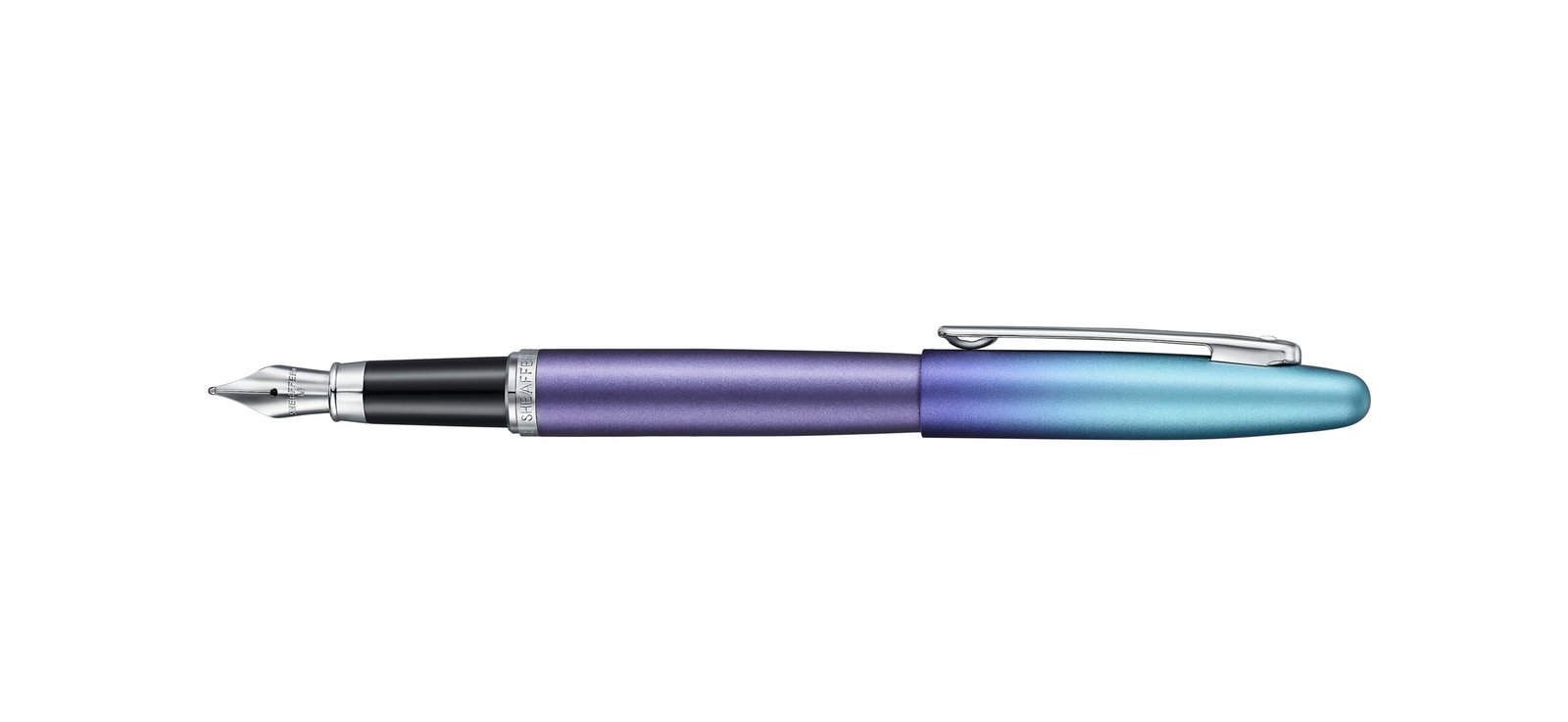 Sheaffer Expressions VFM Blue and Purple with Chrome Trim Fountain Pen - Image 3