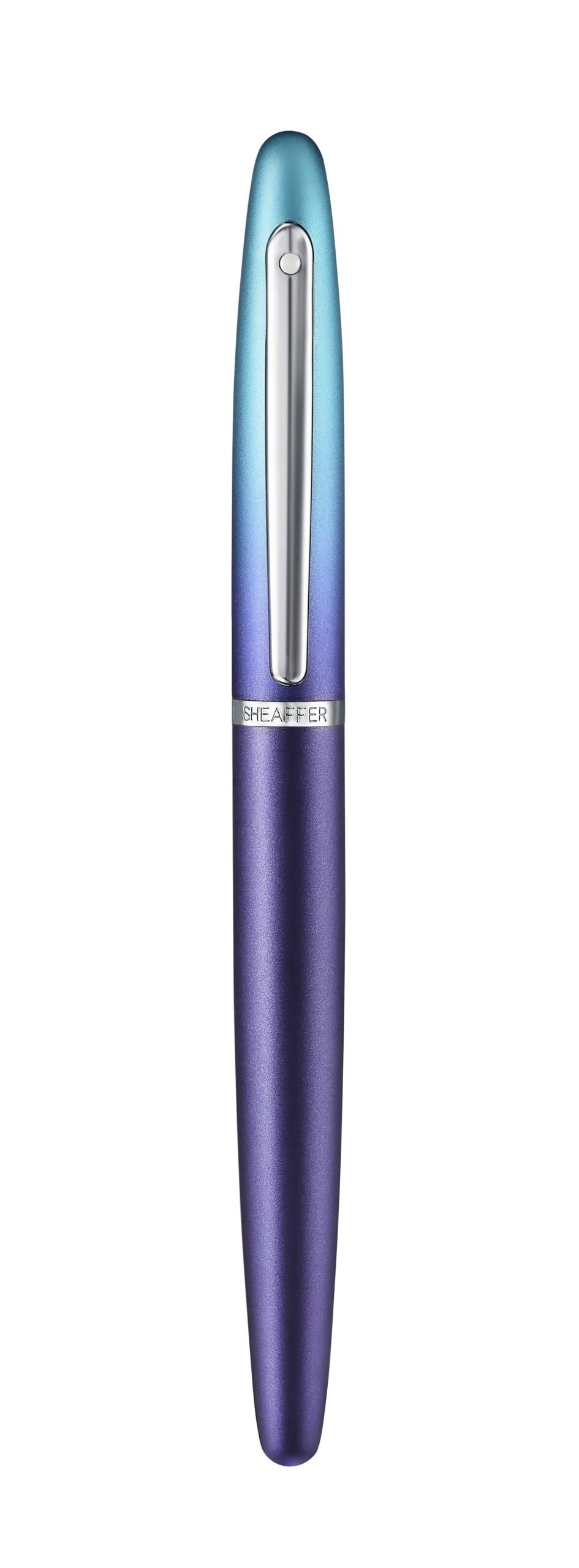 Sheaffer Expressions VFM Blue and Purple with Chrome Trim Fountain Pen - Image 4