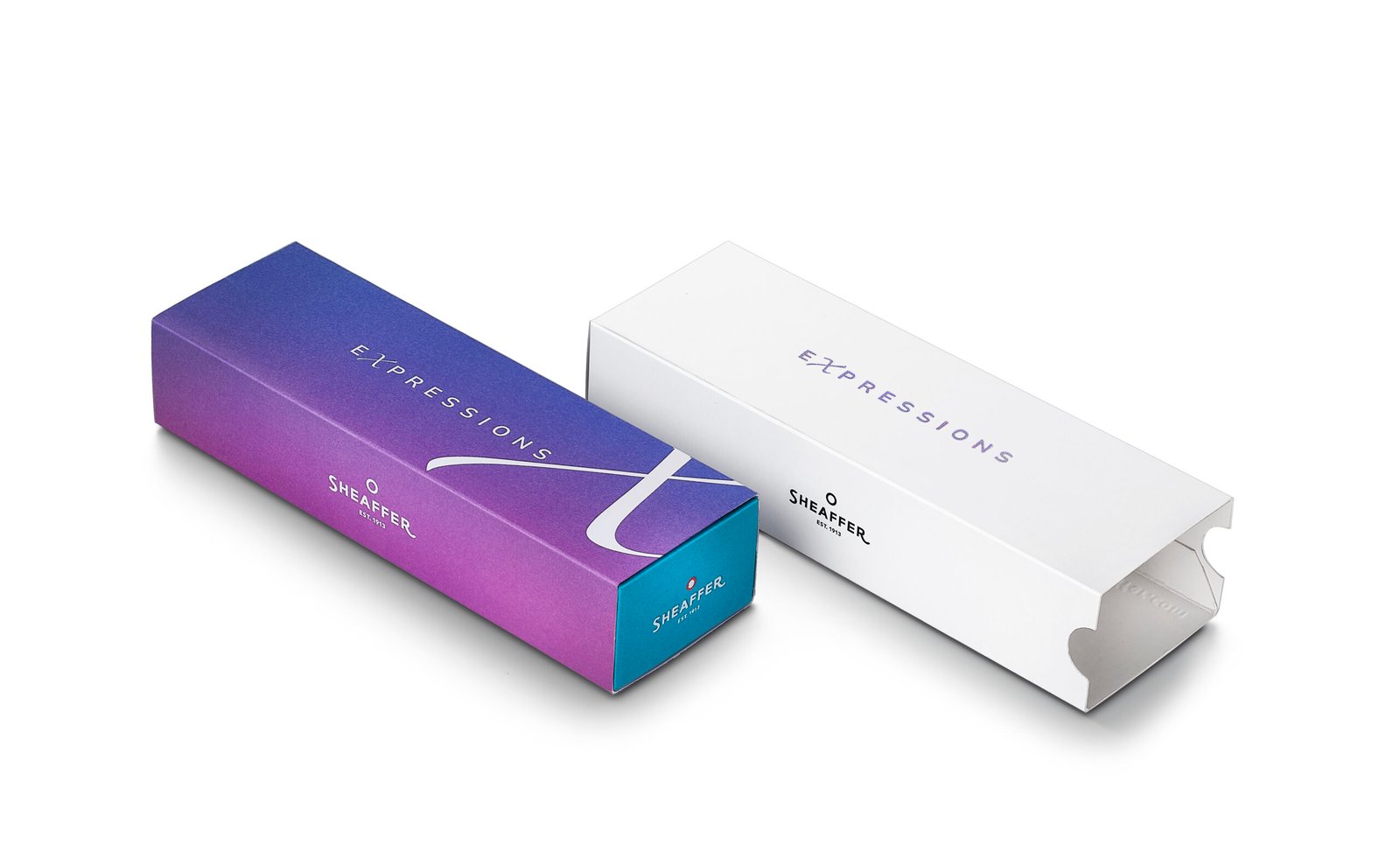 Sheaffer Expressions VFM Blue and Purple with Chrome Trim Fountain Pen - Image 6