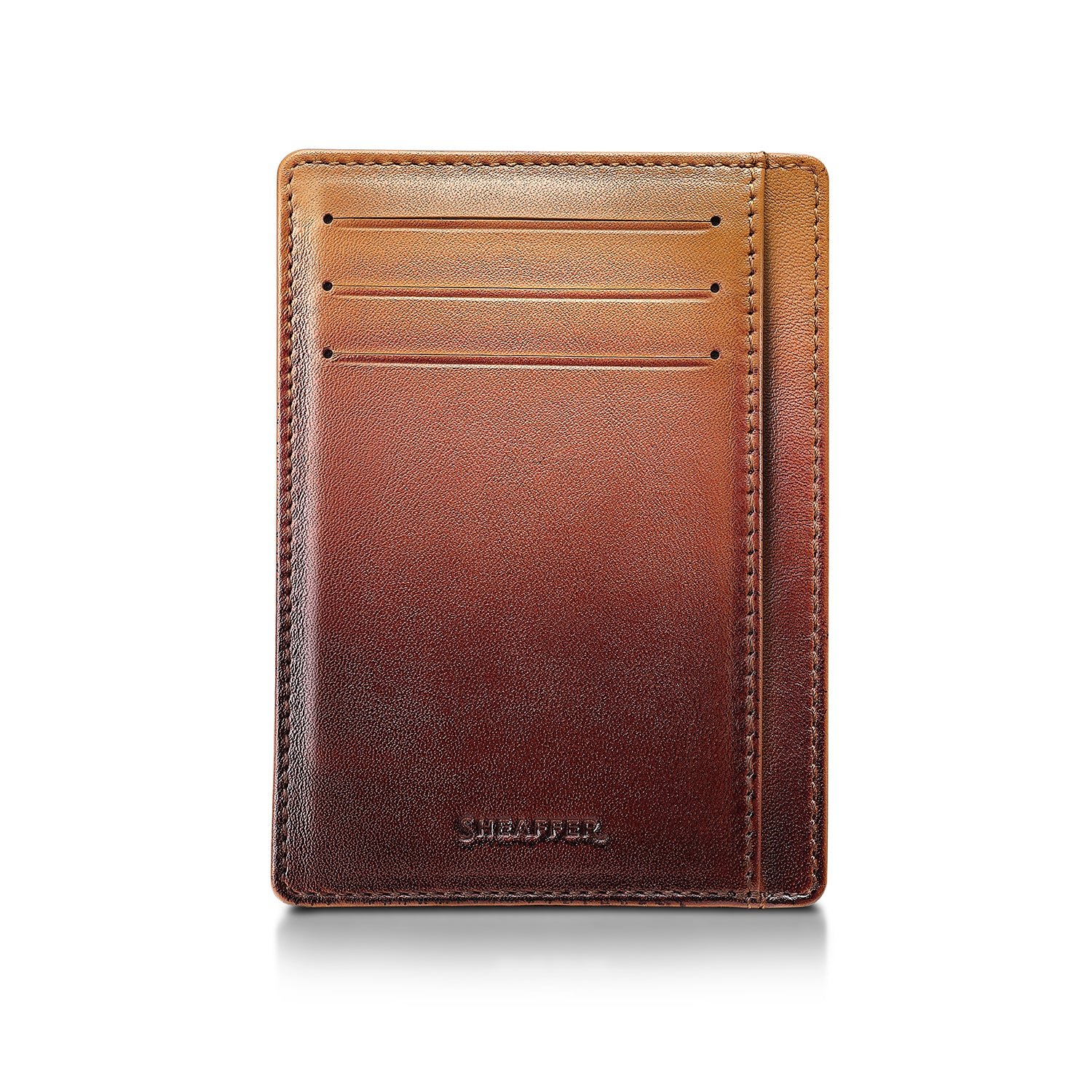 Sheaffer 100 Coffee Ballpoint Pen & Card Holder Gift Set - Image 7