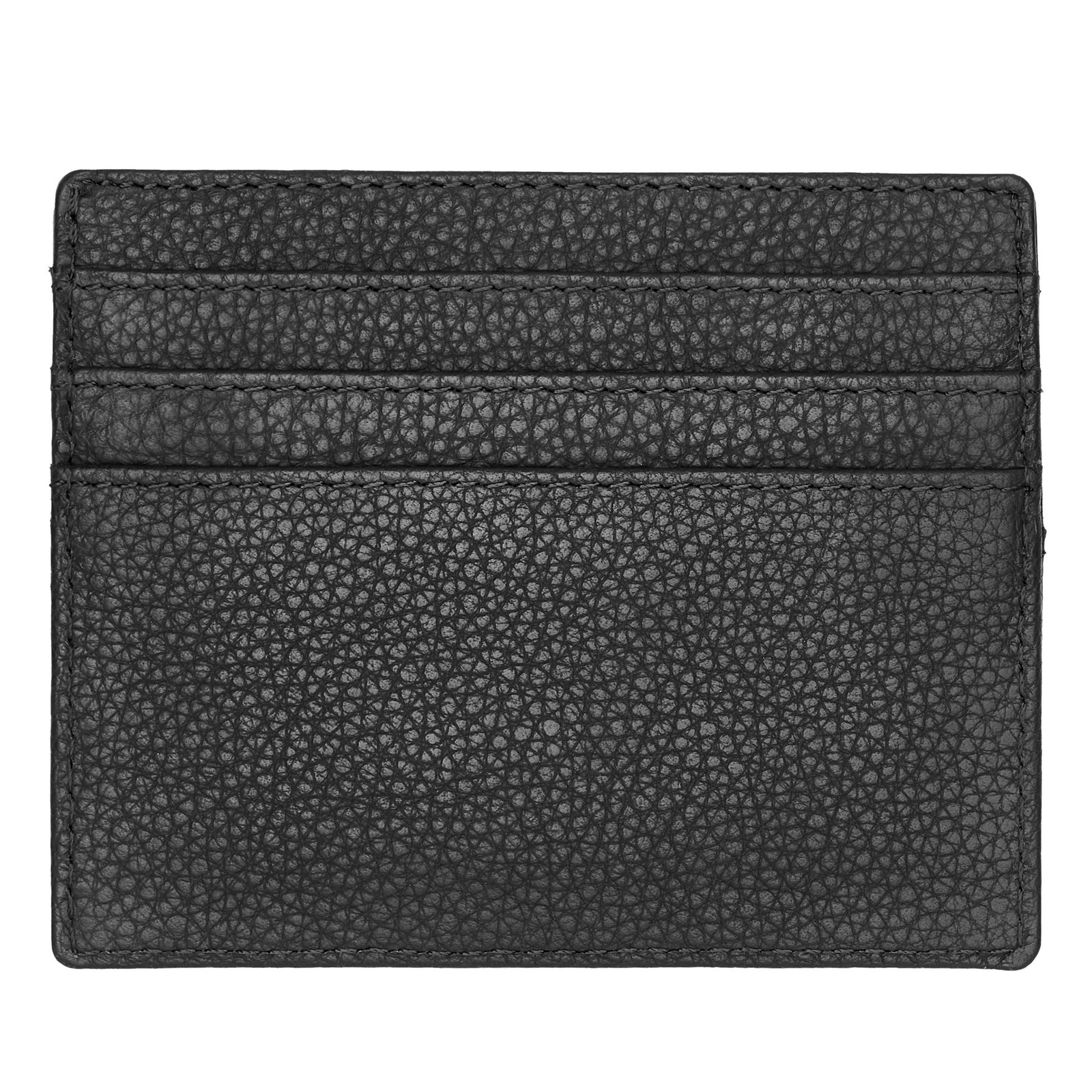 Hugo Boss Classic Grained Black Card Holder - Image 3