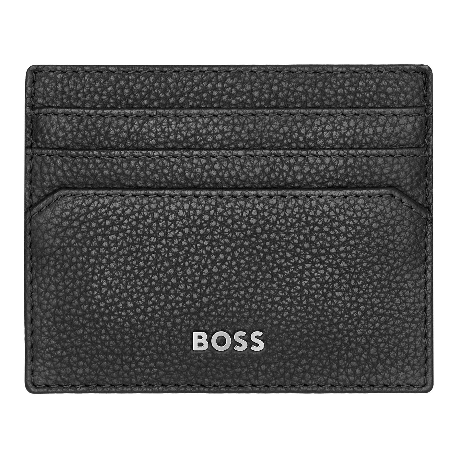 Hugo Boss Classic Grained Black Card Holder - Image 2