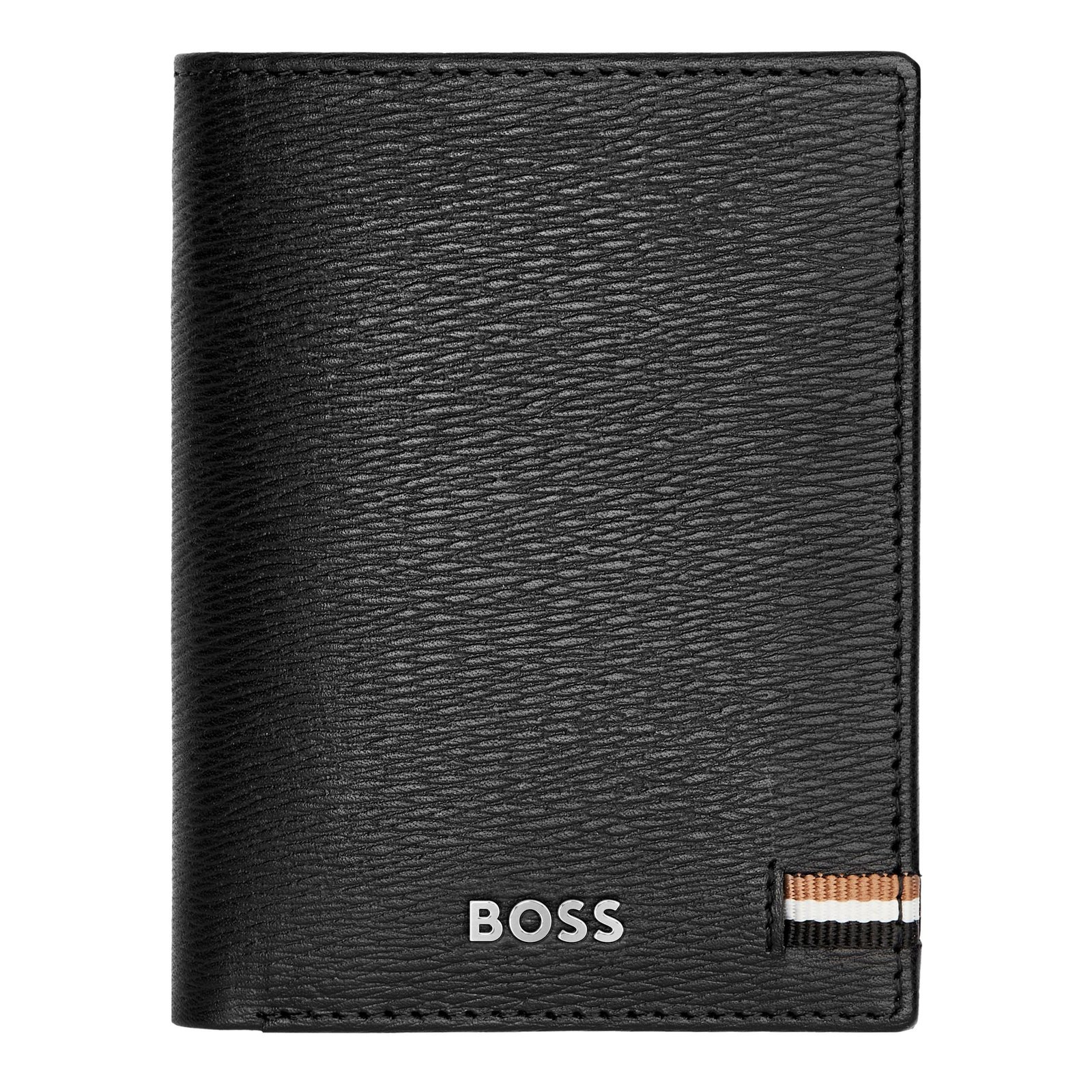 Hugo Boss Iconic Black Trifold Card Holder