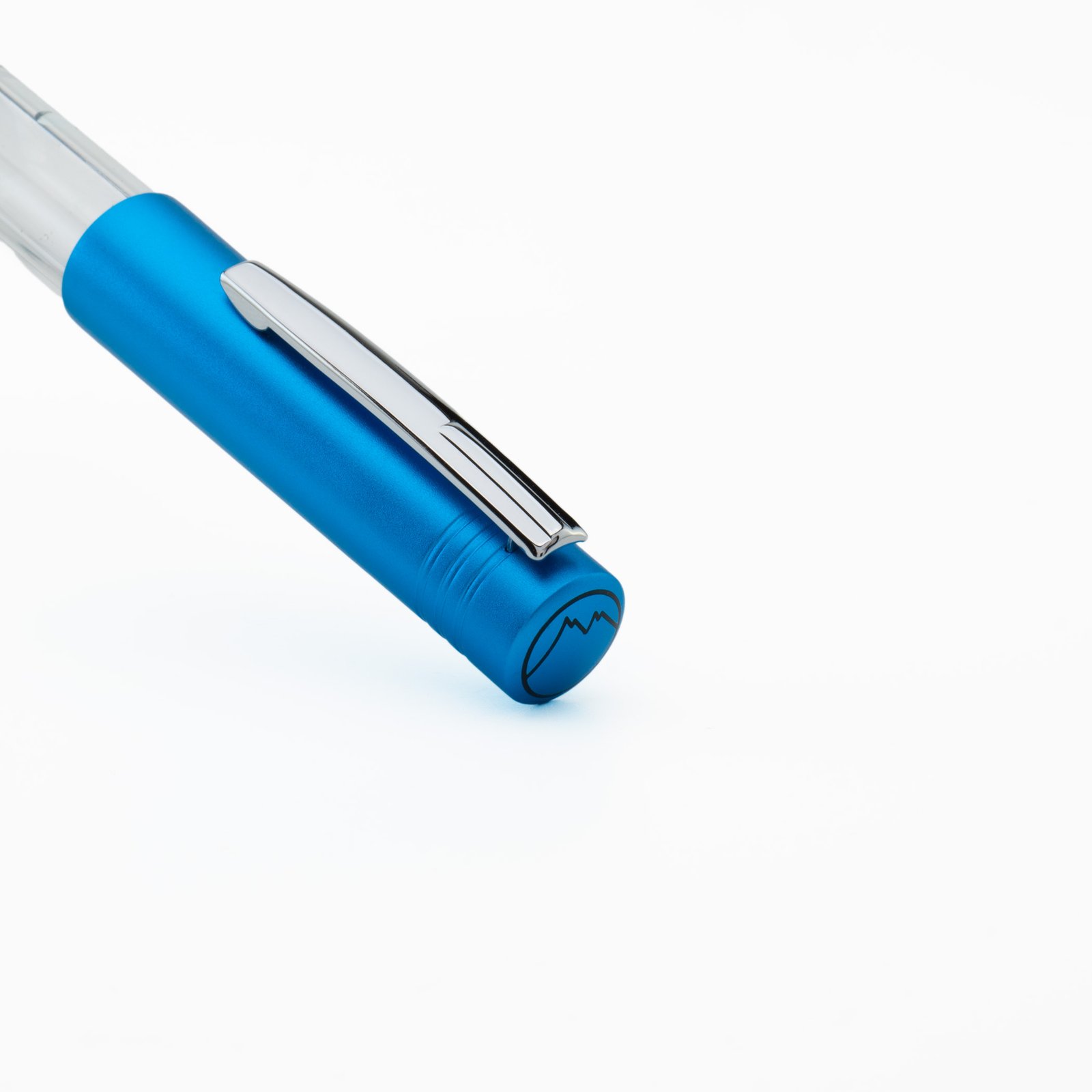 Monteverde MP1 piston filling system Bright Blue M Fountain Pen - Image 6