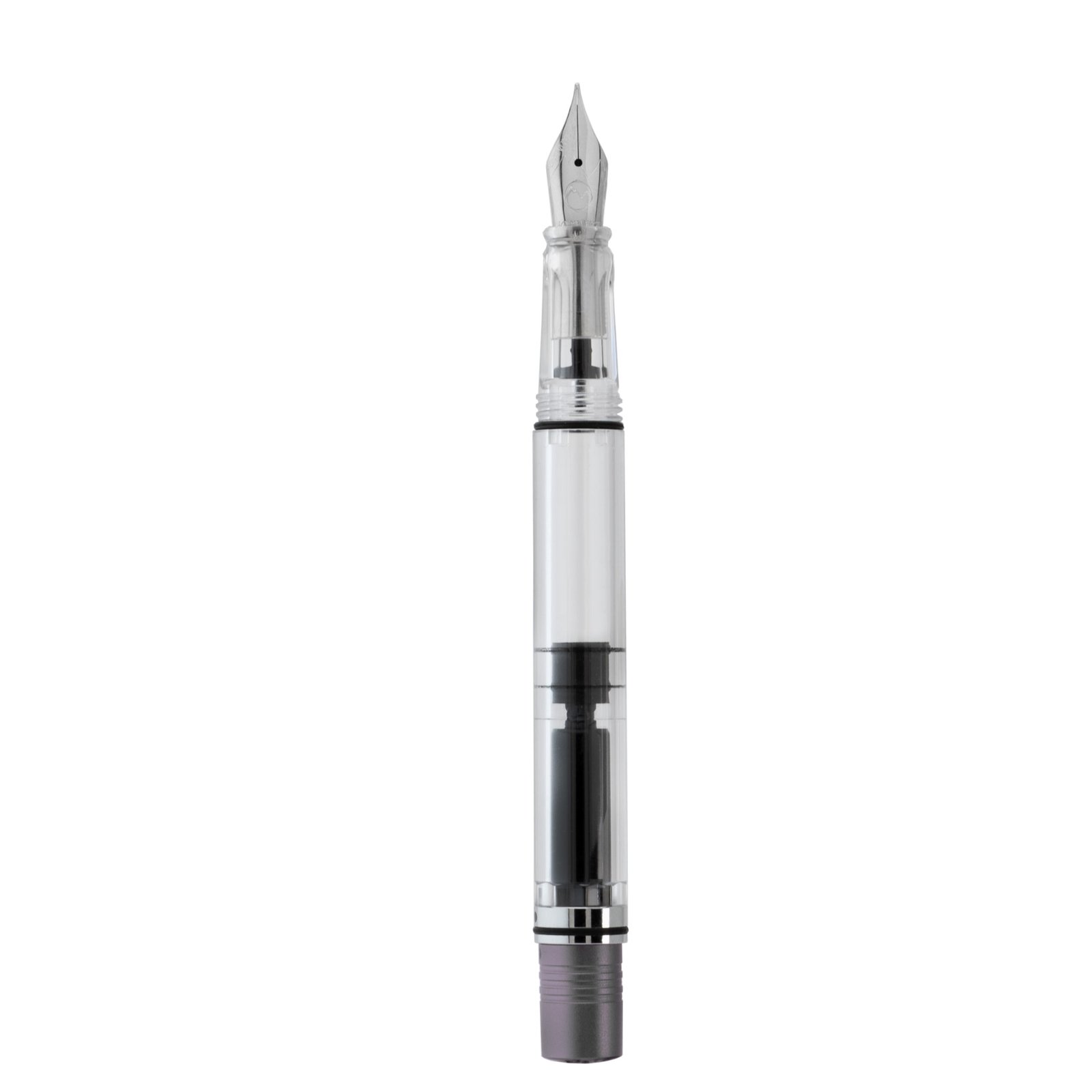 Monteverde MP1 piston filling system Coal Grey M Fountain Pen - Image 5