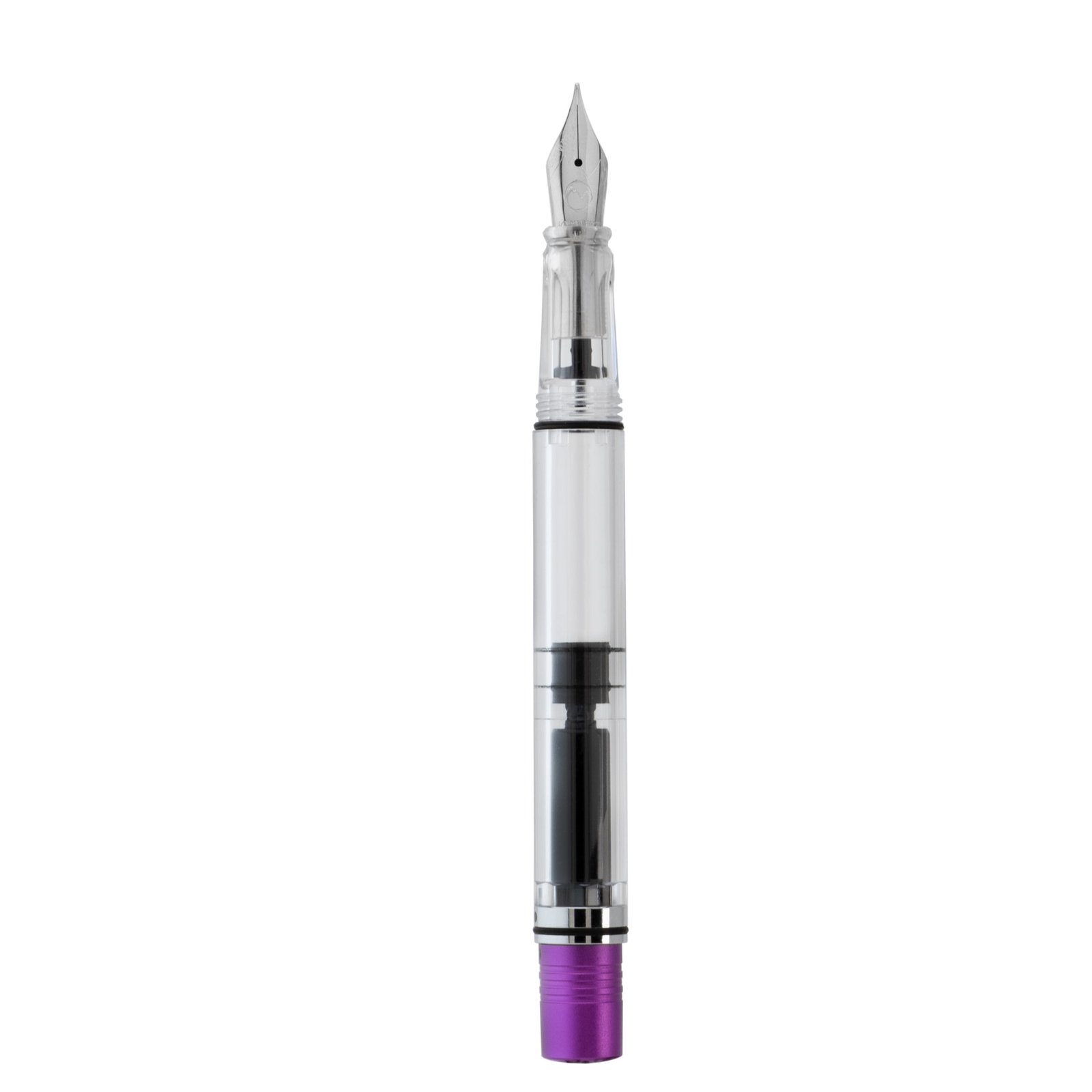 Monteverde MP1 piston filling system Purple Frost M Fountain Pen - Image 5