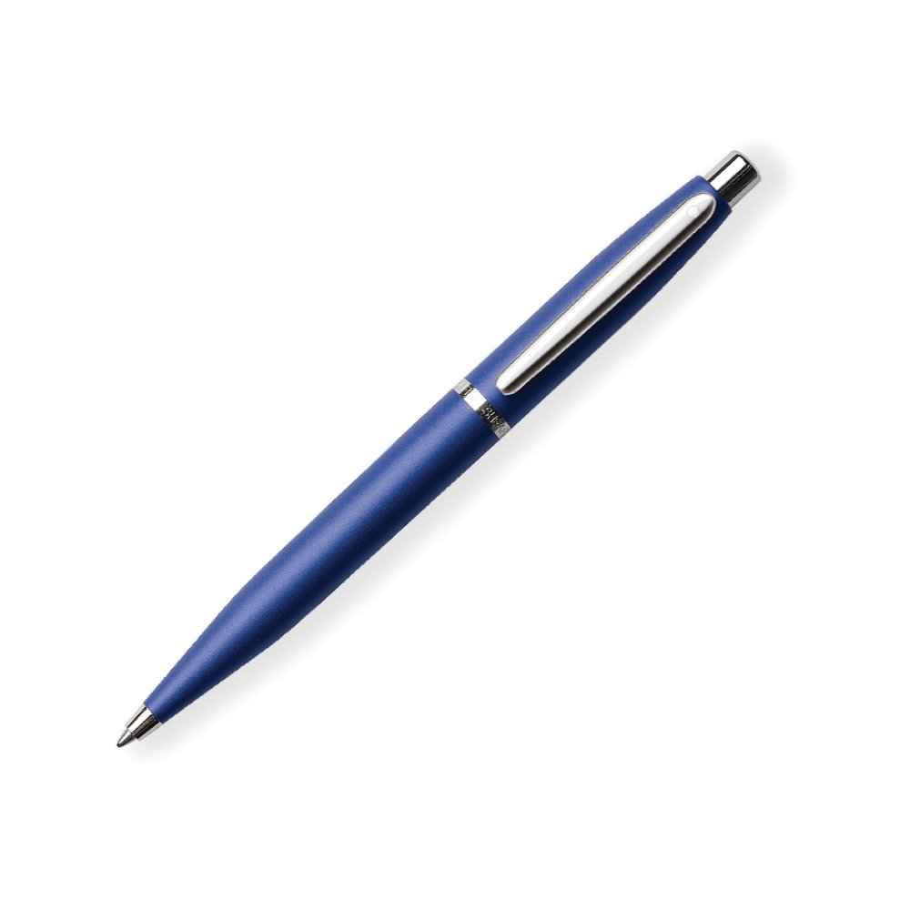 Sheaffer VFM Neon Blue With Chrome Trims Ballpoint Pen