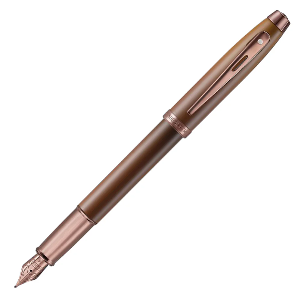 Sheaffer 100 Coffee Edition with PVD Trims Fountain Pen- Medium