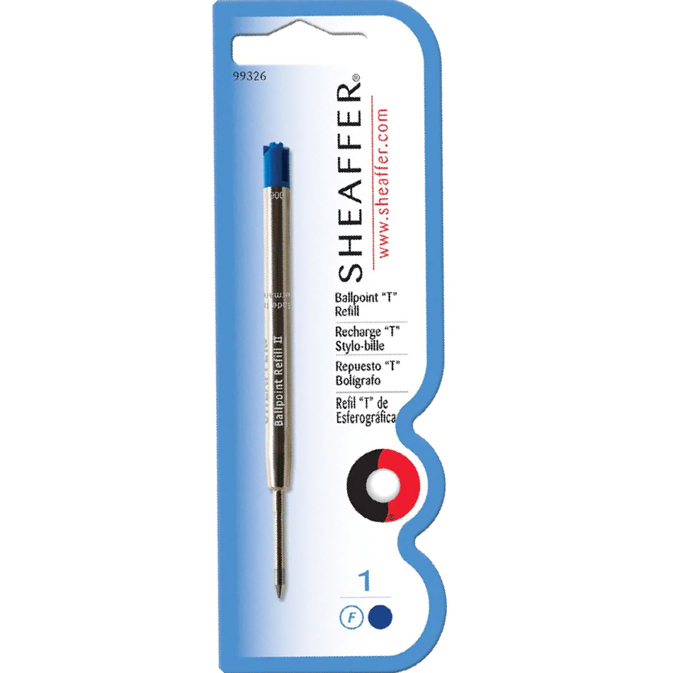 Sheaffer T Ballpoint Pen Refill Blue Medium