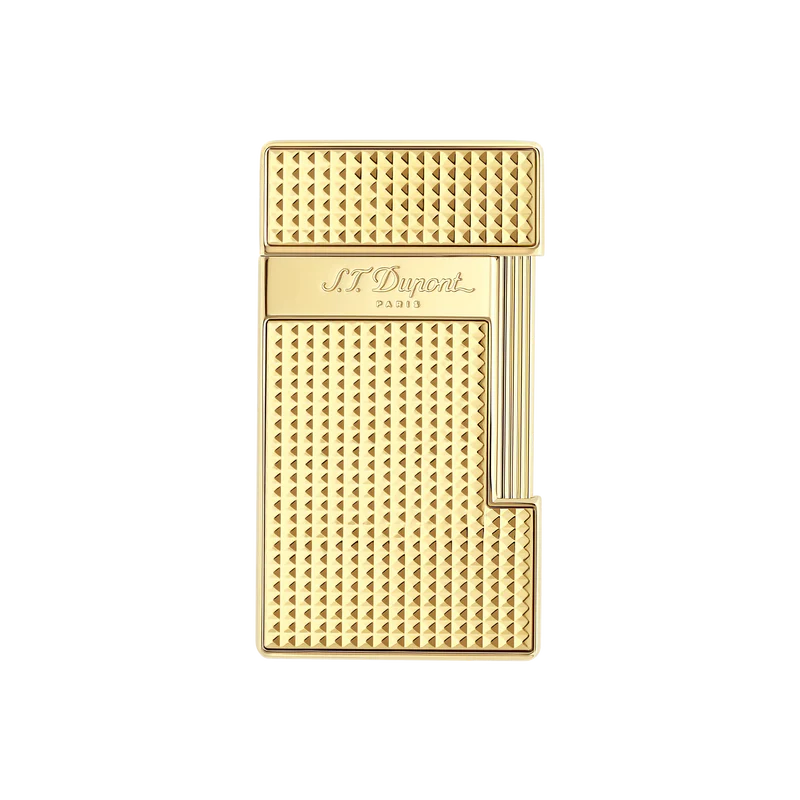 S.T. Dupont Slimmy diamond head golden Lighter