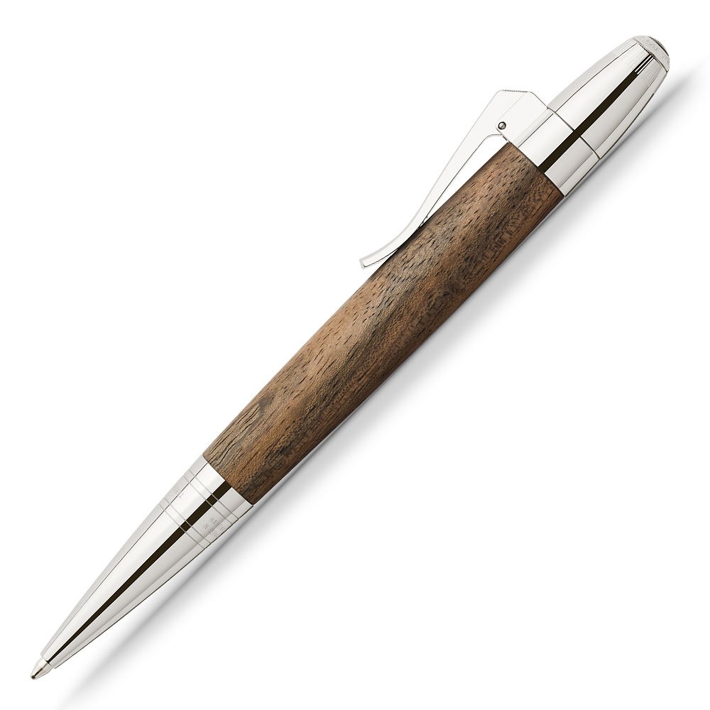 Graf Von Faber Castell Classic Magnum Walnut Wood Ballpoint Pen
