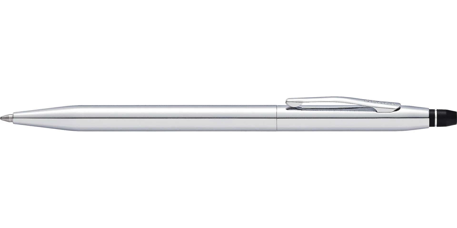 Cross Click Chrome Ballpoint Pen - Image 2