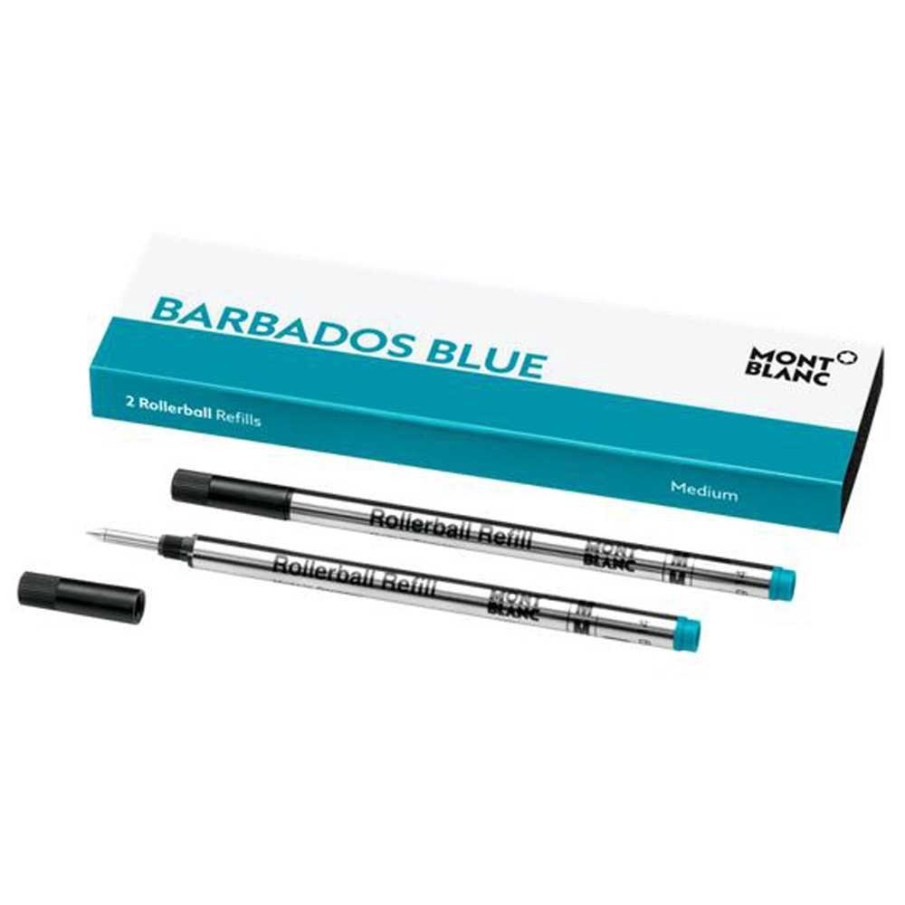 Montblanc Barbados Blue Rollerball Twin Pack Refill