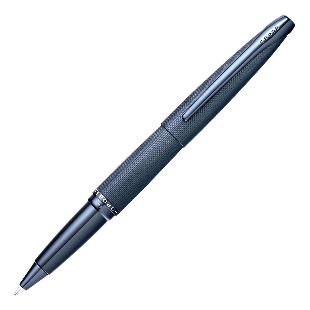 Cross ATX Sandblasted Dark Blue PVD Rollerball Pen