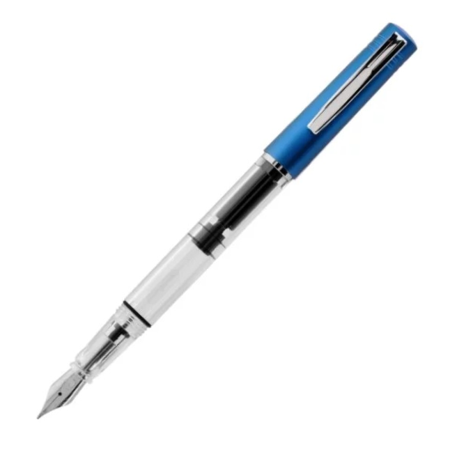 Monteverde MP1 piston filling system Bright Blue M Fountain Pen