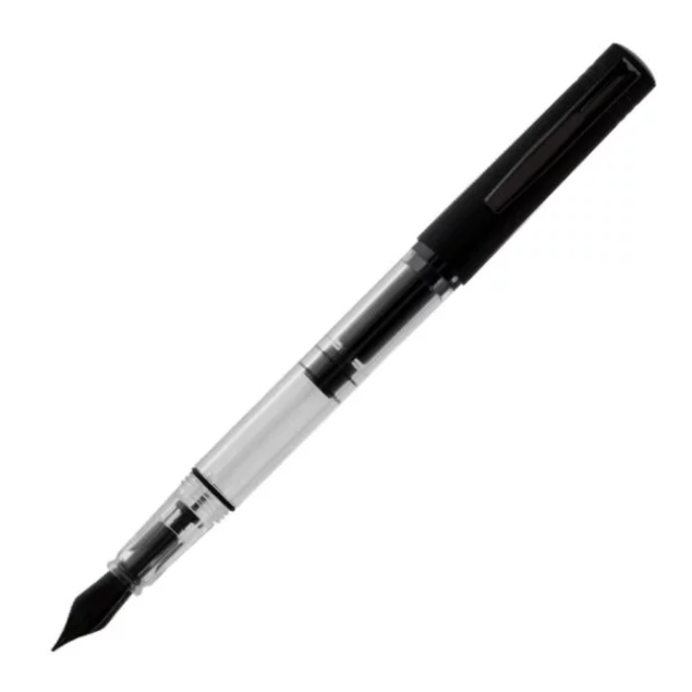 Monteverde MP1 piston filling system Black Noir M Fountain Pen