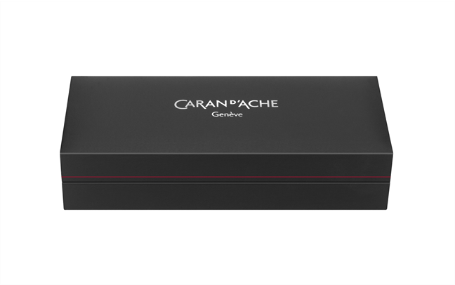Caran d’Ache Ecridor Chevron Guilded Ballpoint Pen - Image 2