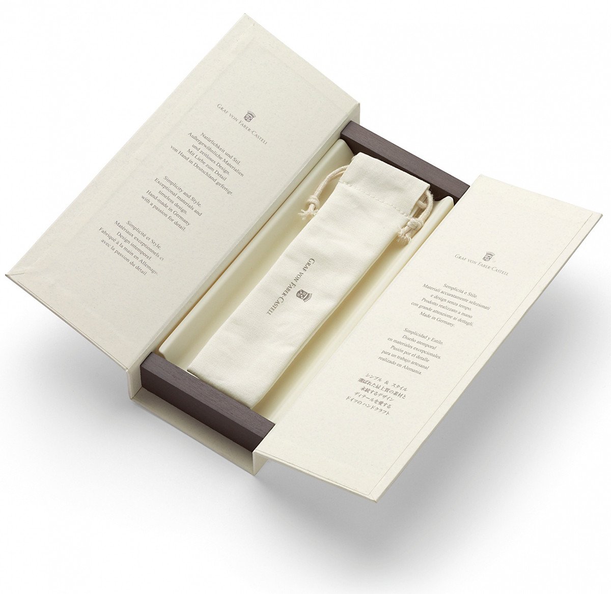 Graf Von Faber Castell Guilloche Black Fountain Pen - Image 2