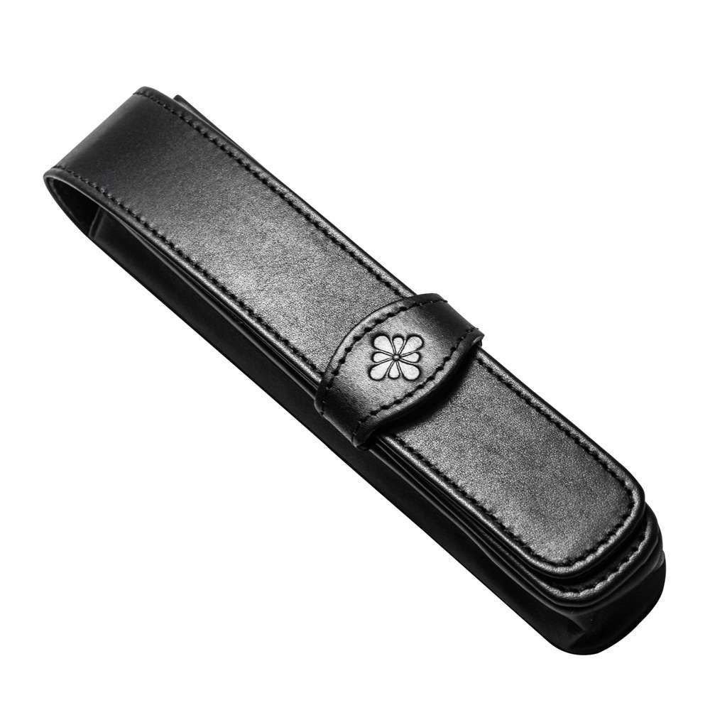 Diplomat Leather Black Single Pen Case