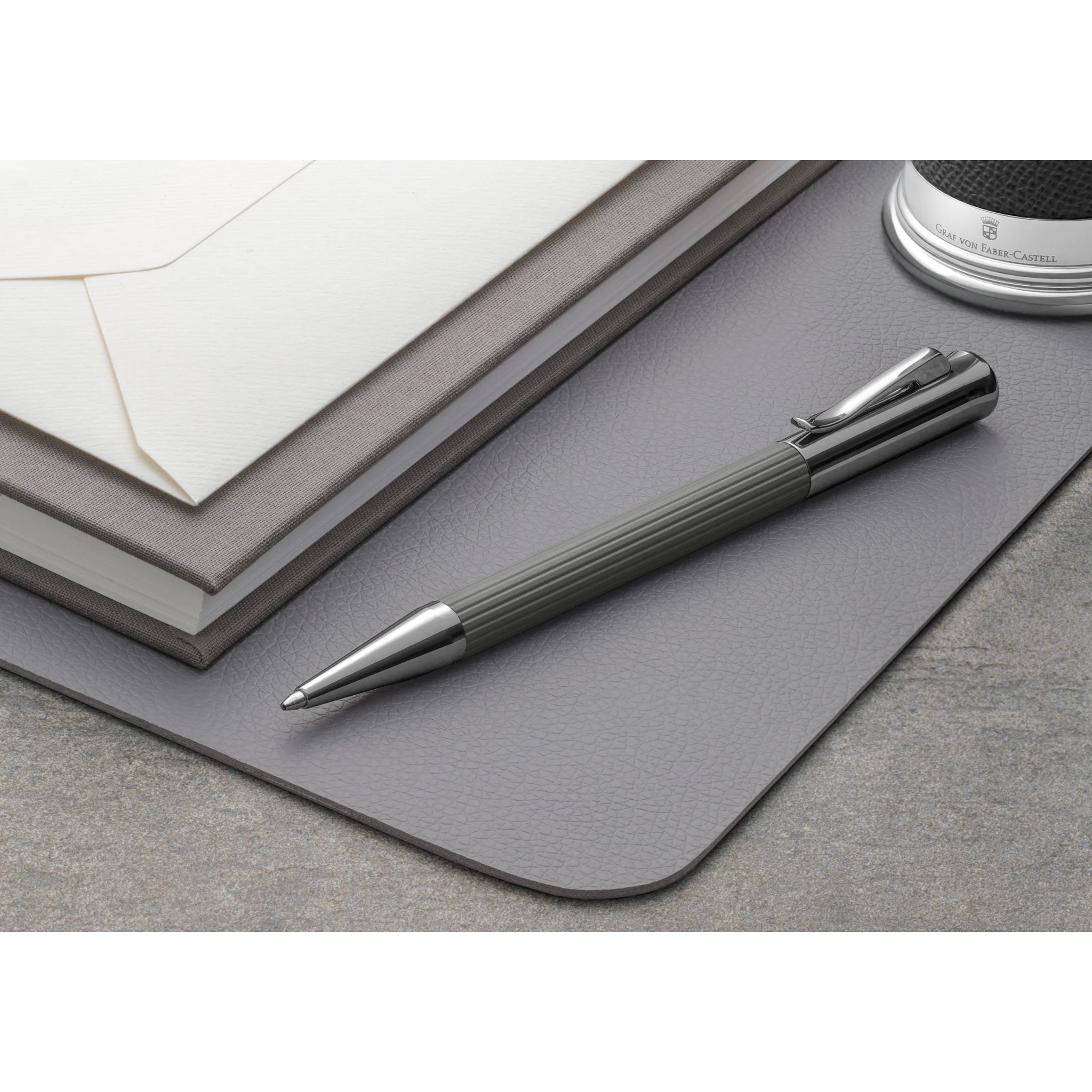 Graf Von Faber Castell Tamitio Stone Grey Ballpoint Pen - Image 7