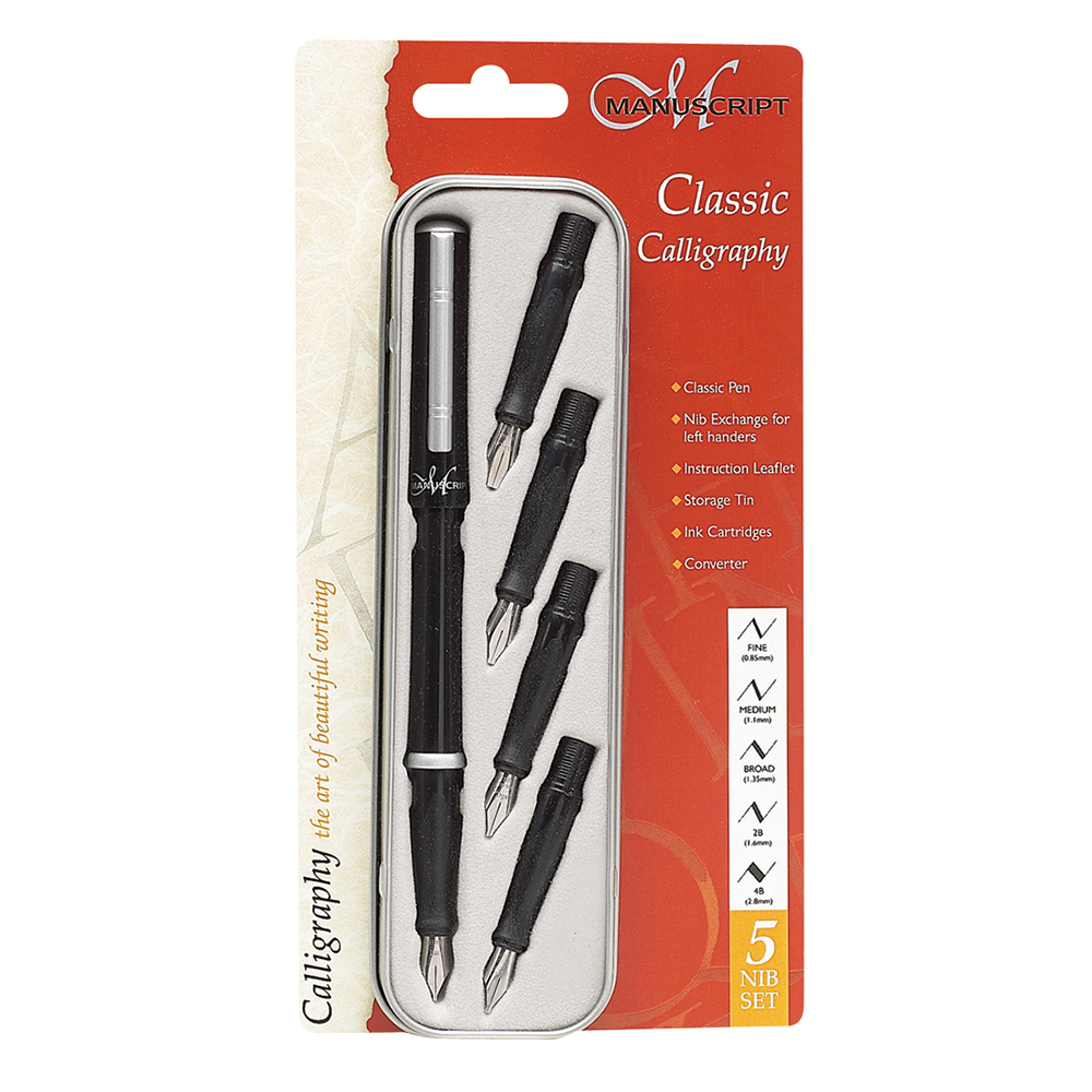 Manuscript 5 Part Classic Calligraphy Set