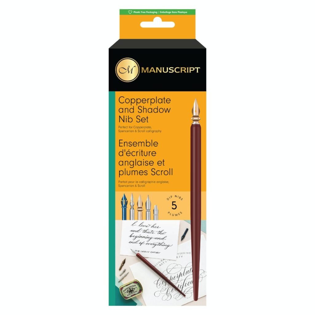 Manuscript Copperplate & Shadow Nib Dip Pen Set