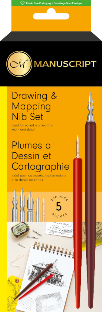 Manuscript Drawing & Mapping Nib Dip Pen Set
