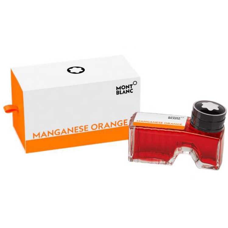Montblanc 60ml Ink Bottle- Manganese Orange
