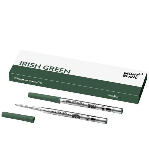 Montblanc Irish Green Ballpoint Pen Twin Pack Refill