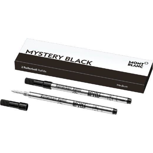 Montblanc Mystery Black Medium Rollerball Twin Pack Refills
