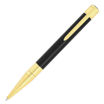 S.T.Dupont Initial Black / Golden Ballpoint Pen