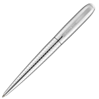 Hugo Boss Contour Soft Bauhaus Chrome Ballpoint Pen