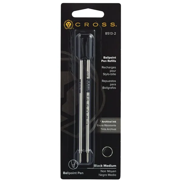 Cross Black Medium Ballpoint Twin Refill