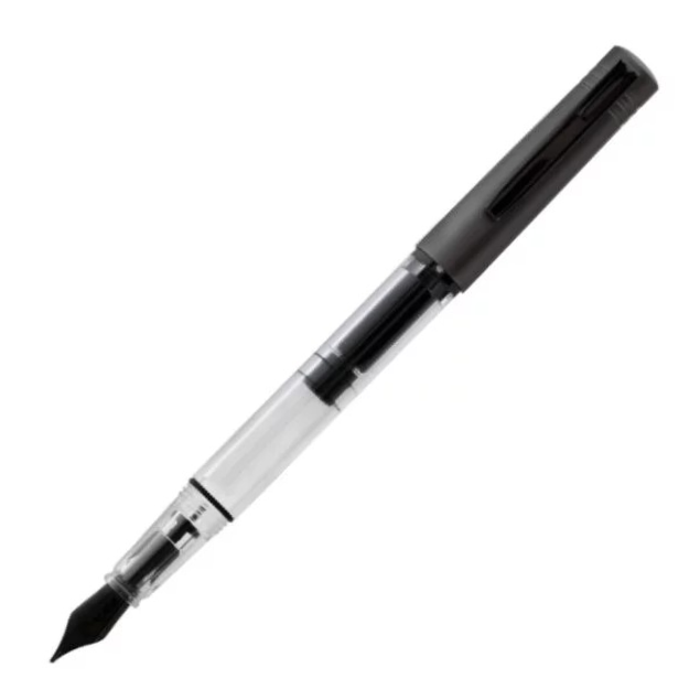 Monteverde MP1 piston filling system Coal Grey M Fountain Pen