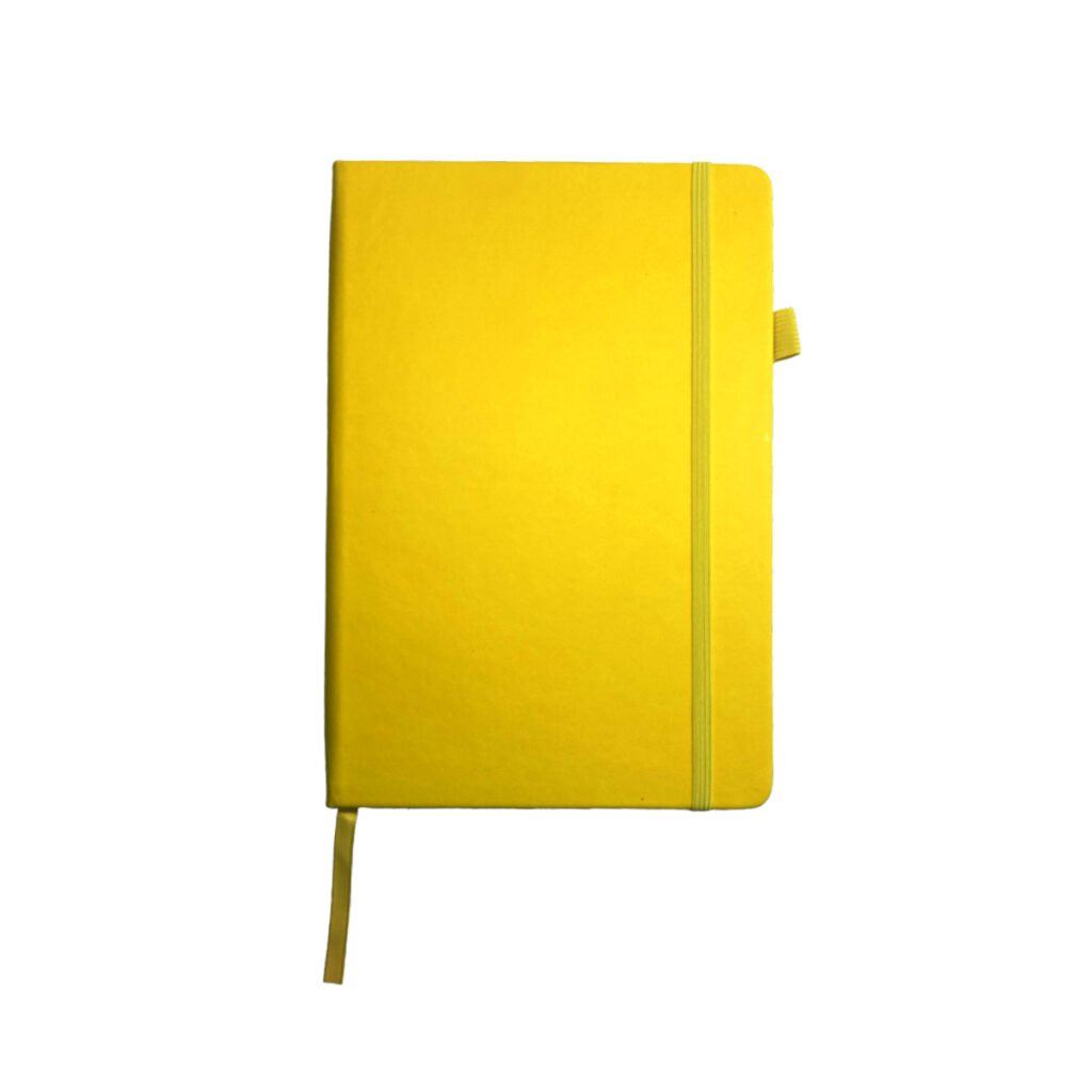 Kingsley Yellow A5 Hardback Notebook